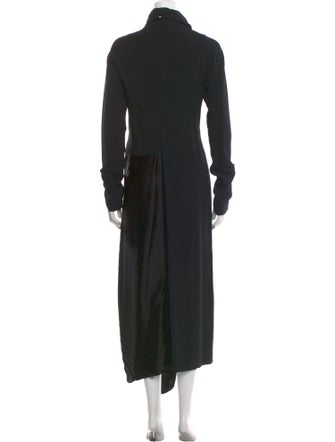 Victoria Beckham Turtleneck Long Dress