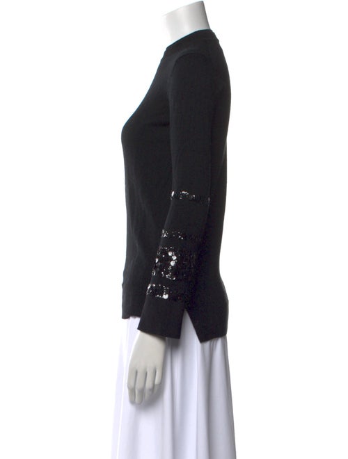 Victoria Beckham Wool Mock Neck Sweater