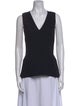 Victoria Beckham V-Neck Sleeveless Top