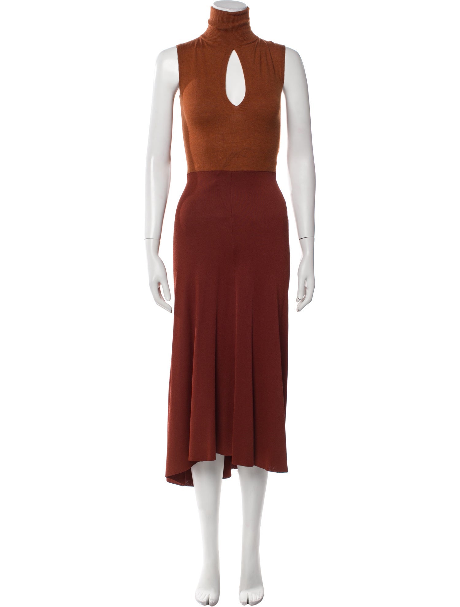 Victoria Beckham Turtleneck Long Dress w/ Tags