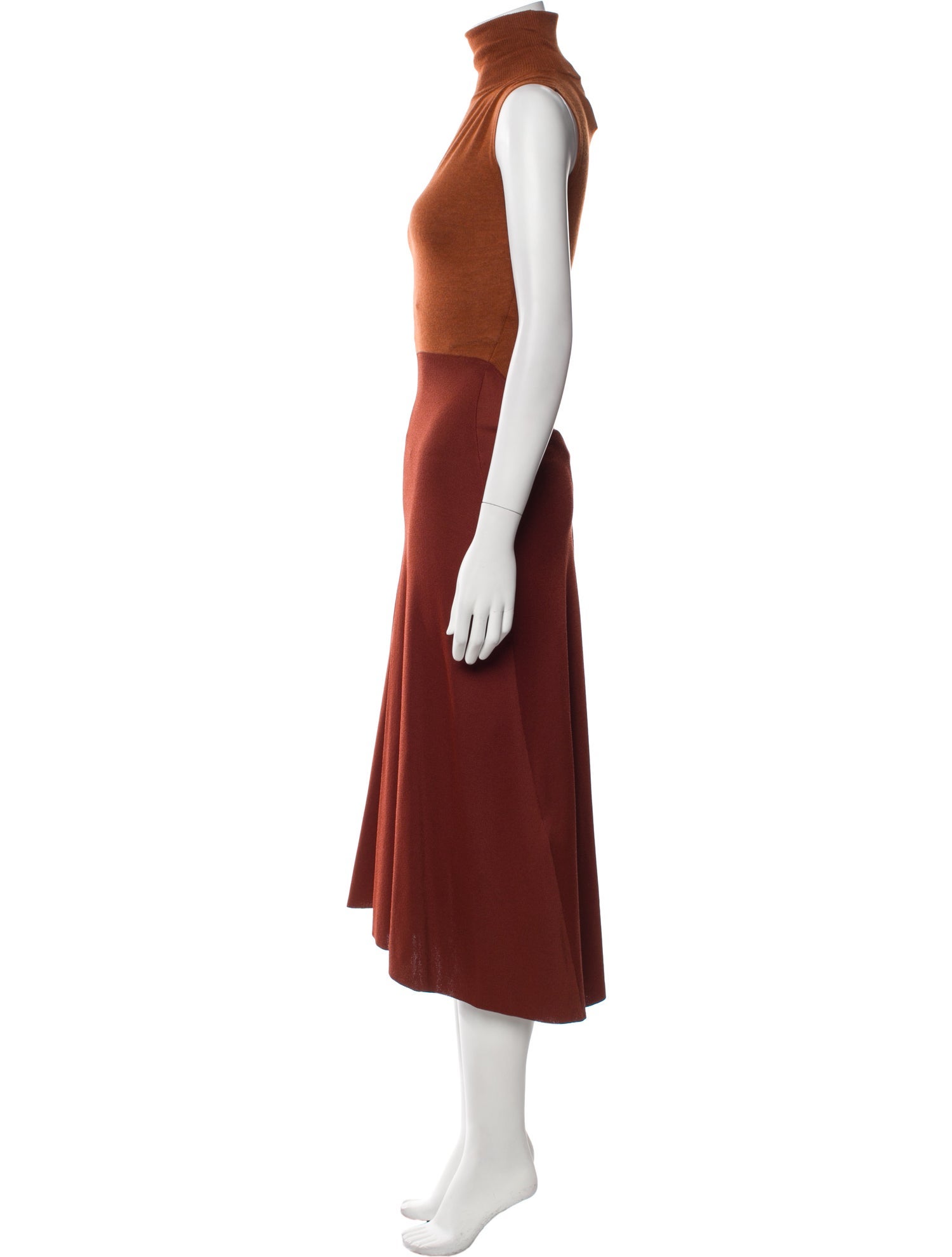 Victoria Beckham Turtleneck Long Dress w/ Tags