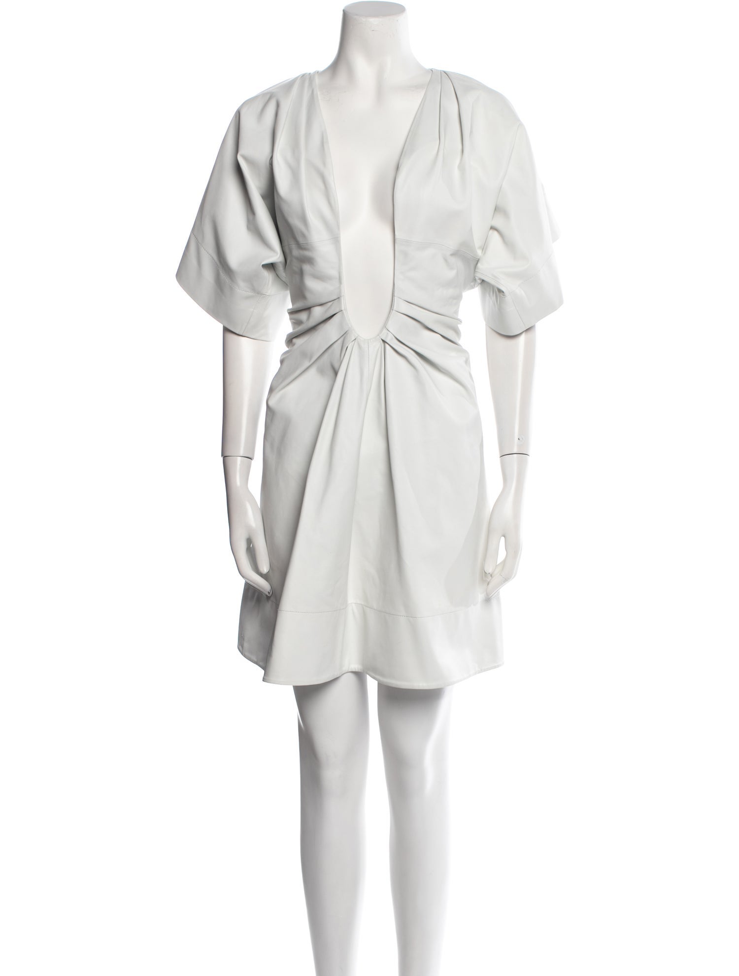 Victoria Beckham Leather Mini Dress