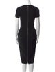 Victoria Beckham Crew Neck Midi Length Dress