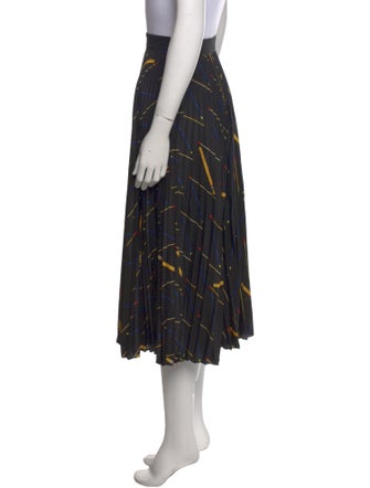 Victoria Beckham Printed Midi Length Skirt