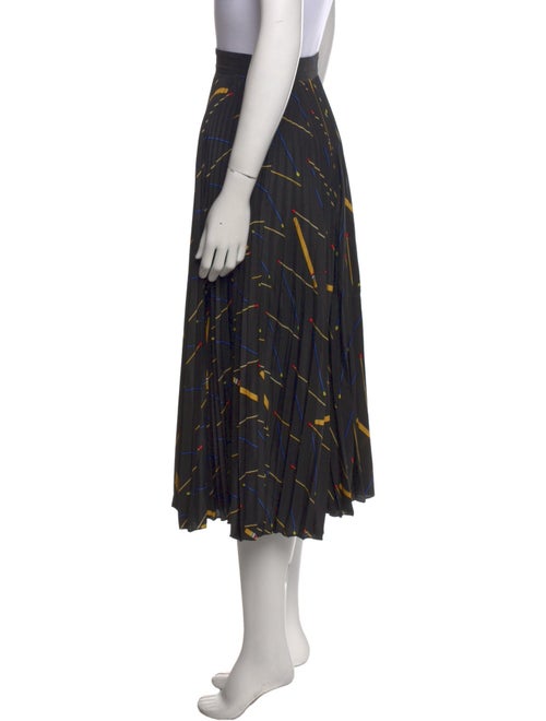 Victoria Beckham Printed Midi Length Skirt
