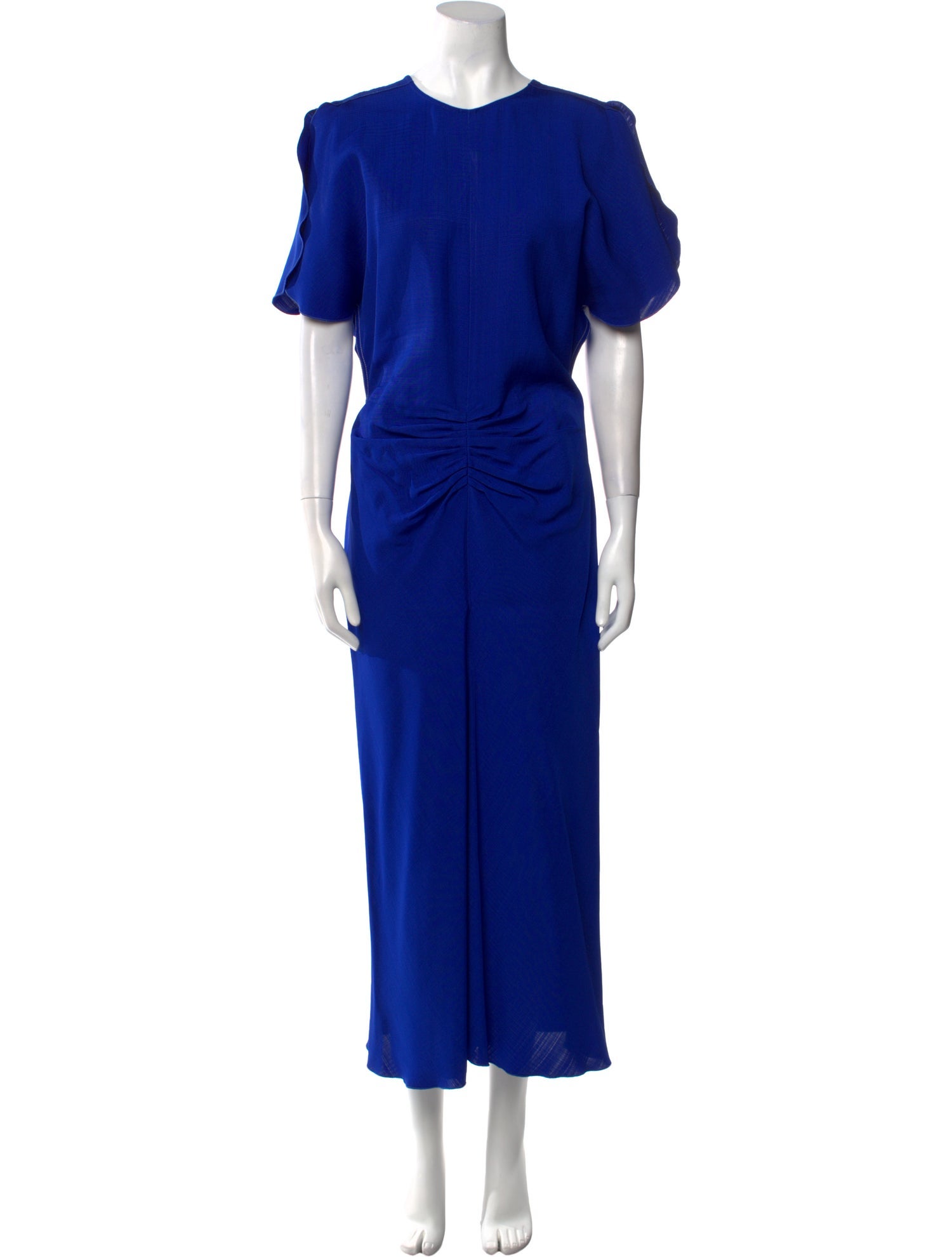 Victoria Beckham Crew Neck Long Dress