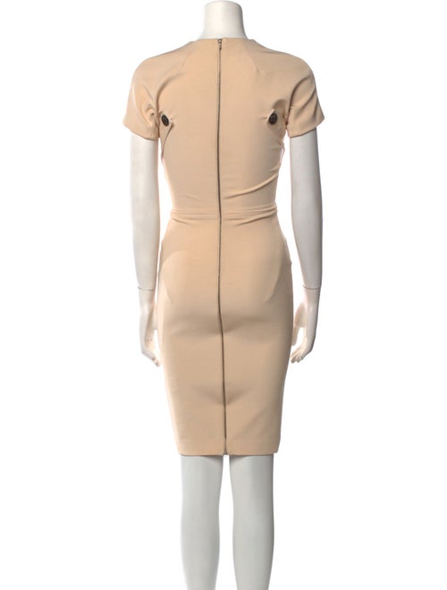 Victoria Beckham Crew Neck Knee-Length Dress