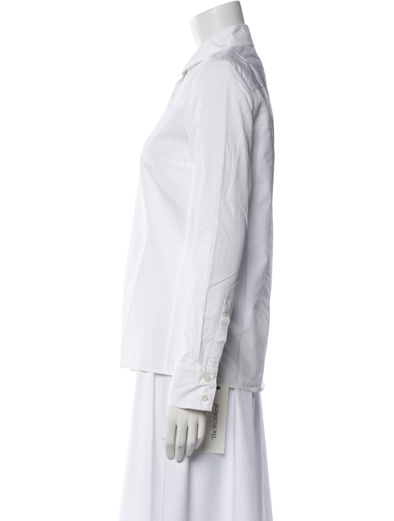 Victoria Beckham Long Sleeve Button-Up Top