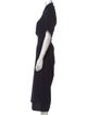 Victoria Beckham Cowl Neck Long Dress