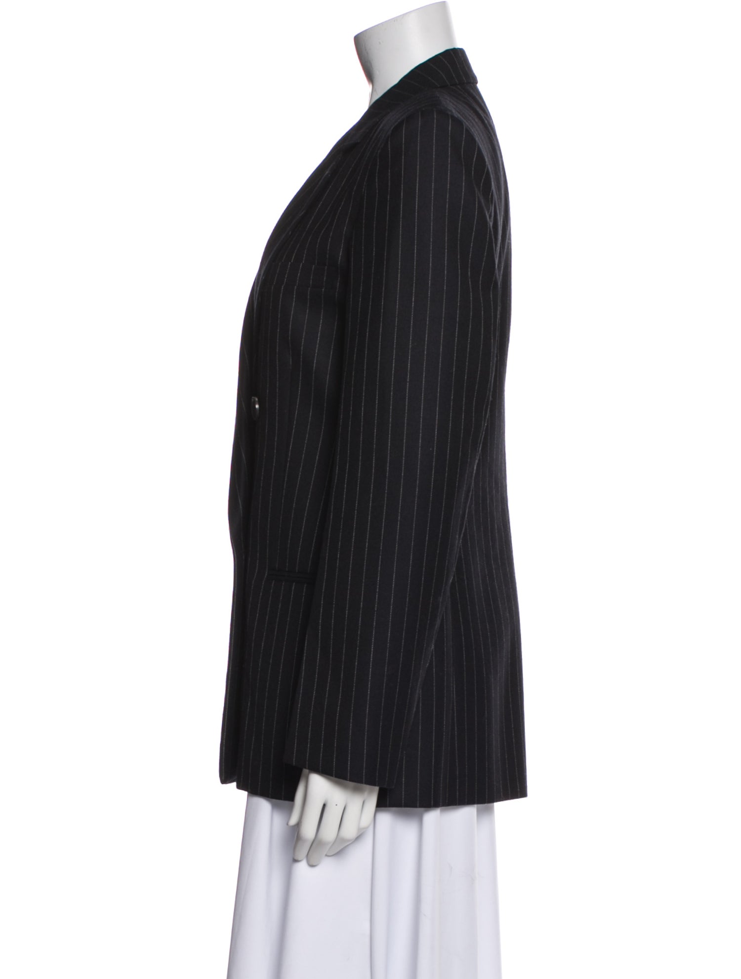 Victoria Beckham Wool Striped Blazer