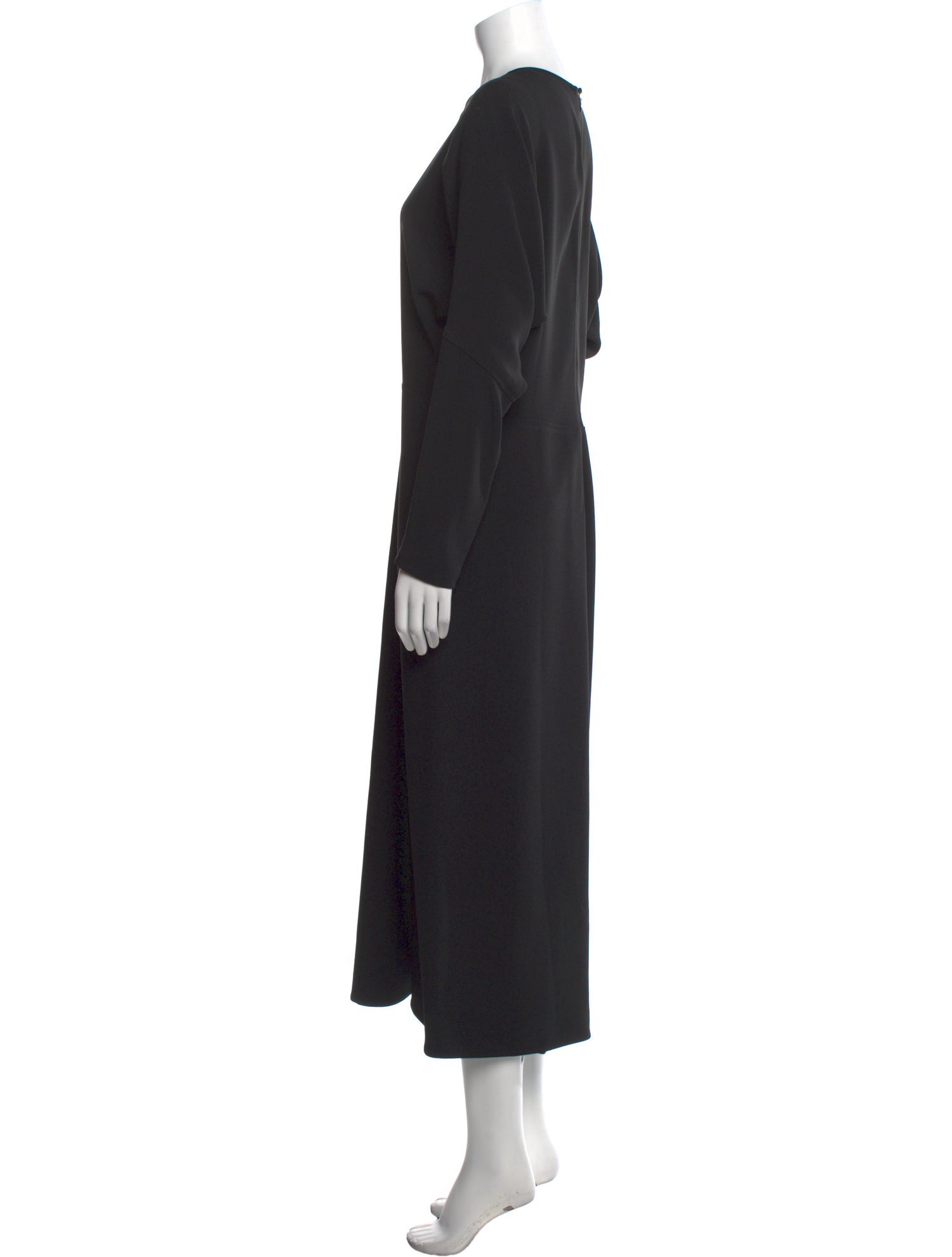 Victoria Beckham Crew Neck Long Dress