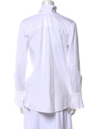 Victoria Beckham Mock Neck Long Sleeve Tunic