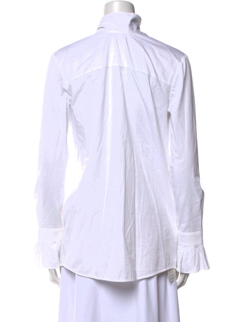 Victoria Beckham Mock Neck Long Sleeve Tunic