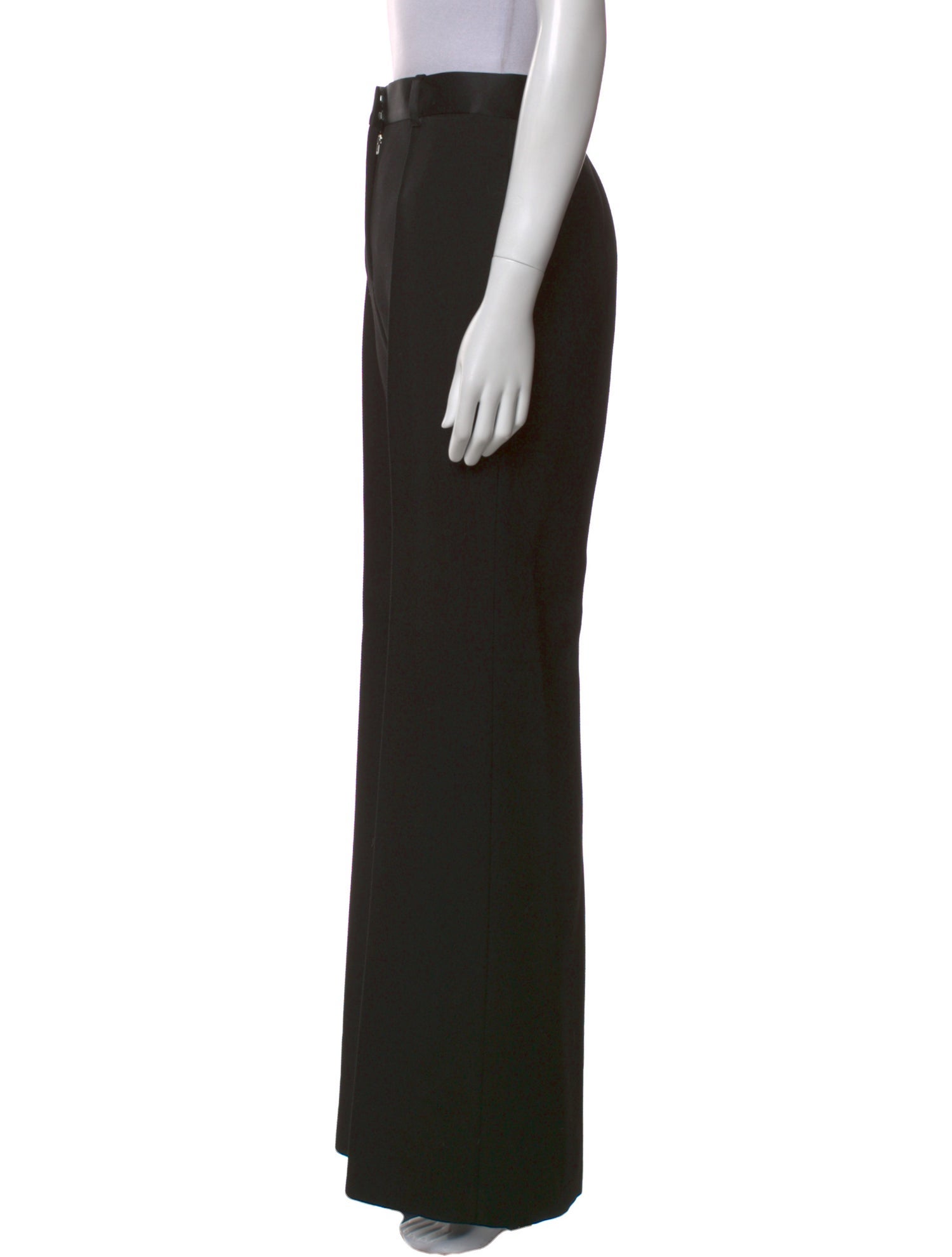 Victoria Beckham Virgin Wool Wide Leg Pants w/ Tags