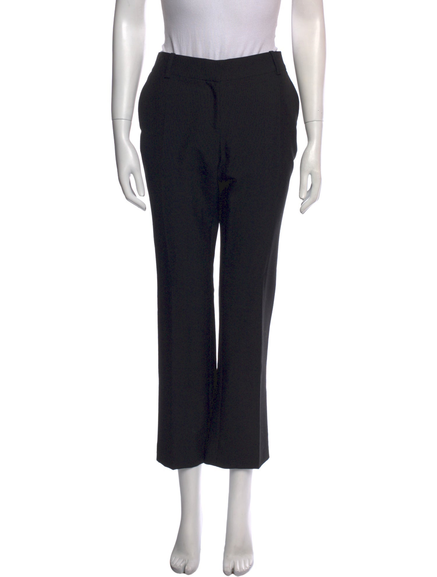 Victoria Beckham Wool Straight Leg Pants