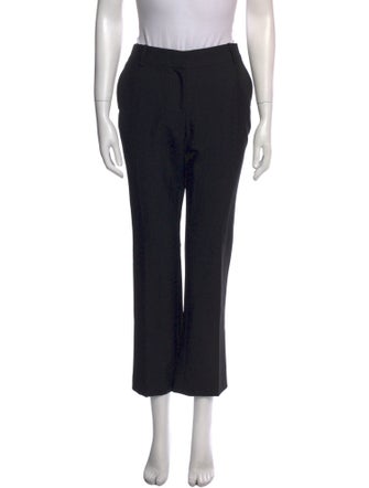 Victoria Beckham Wool Straight Leg Pants