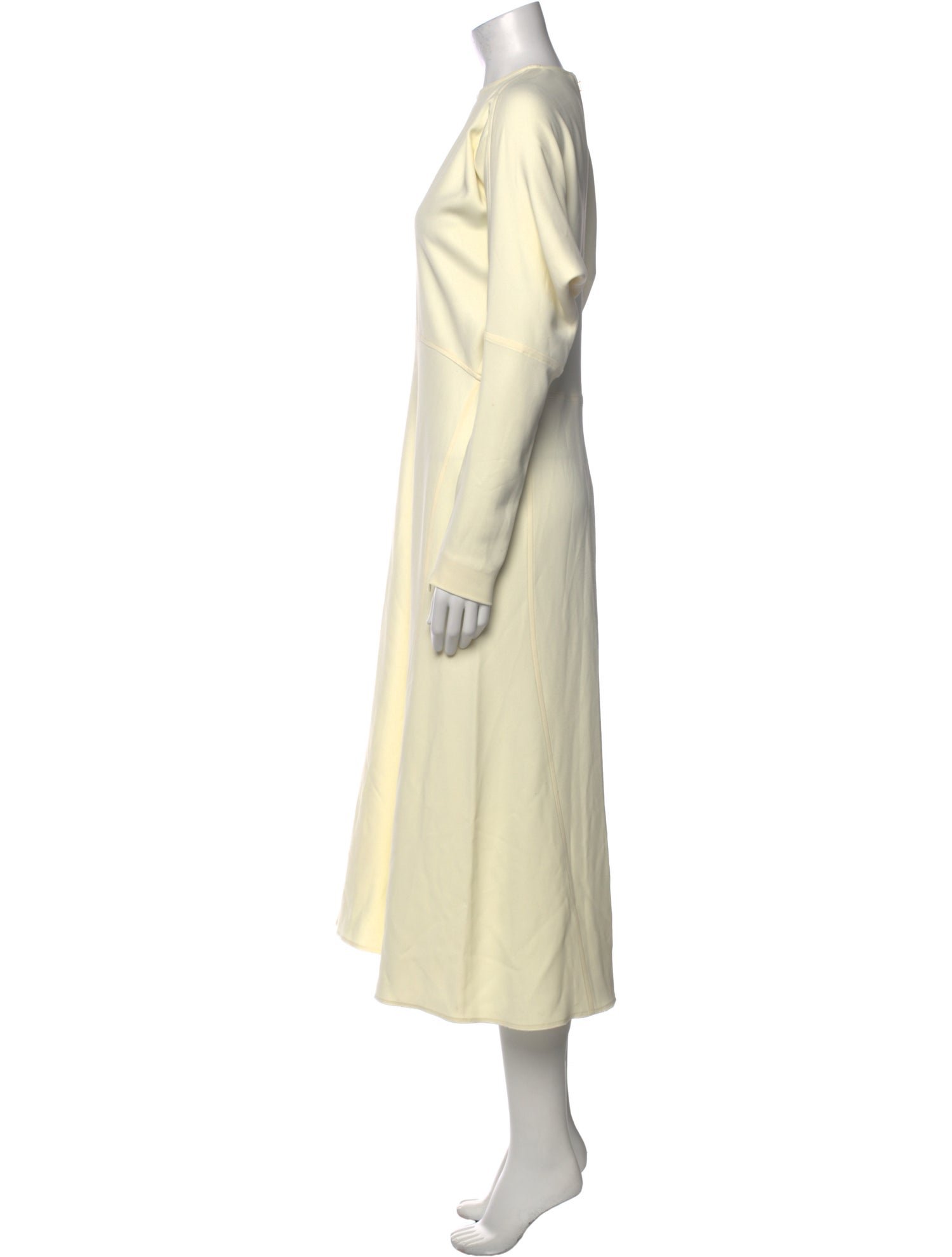 Victoria Beckham Crew Neck Long Dress