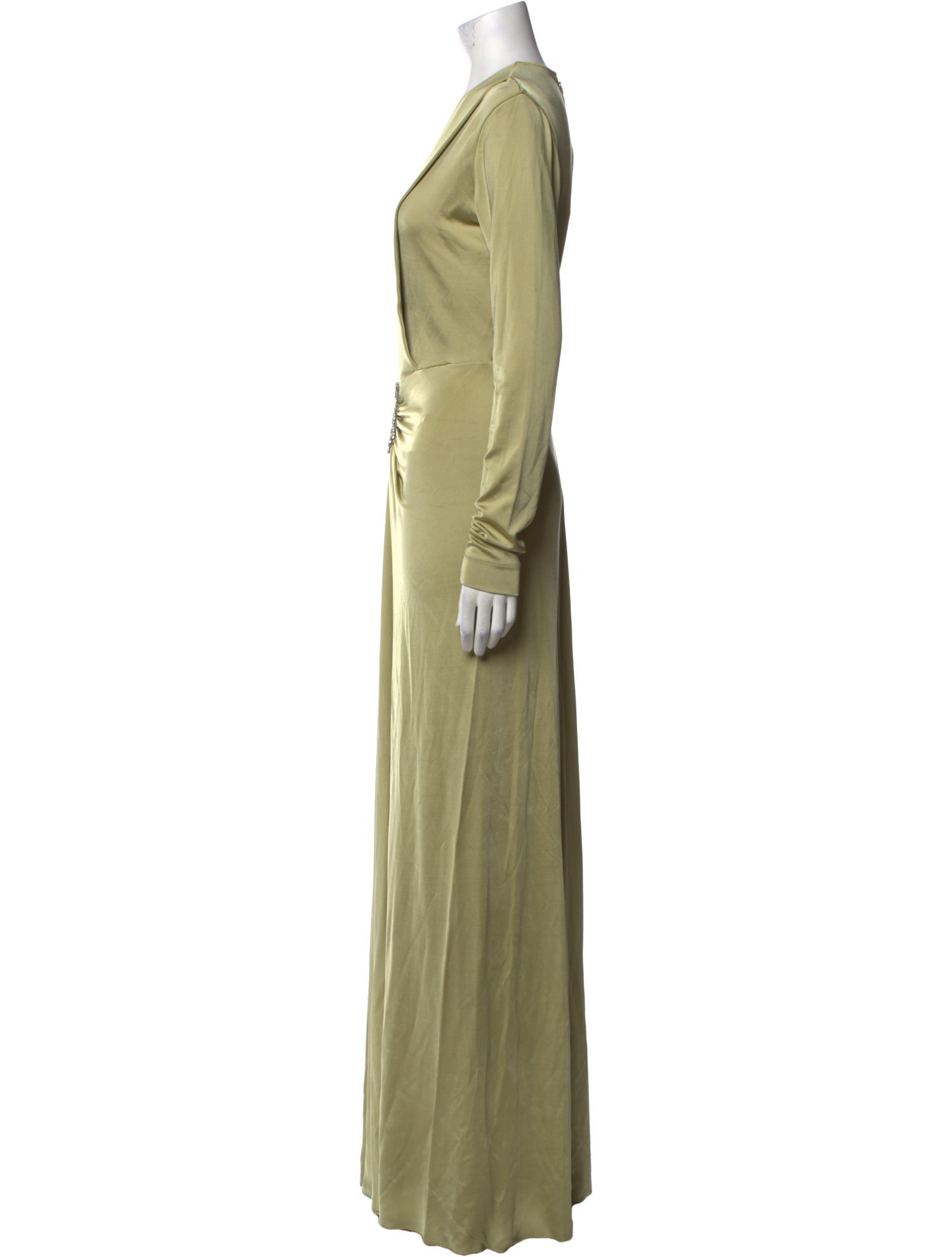 Victoria Beckham V-Neck Long Dress
