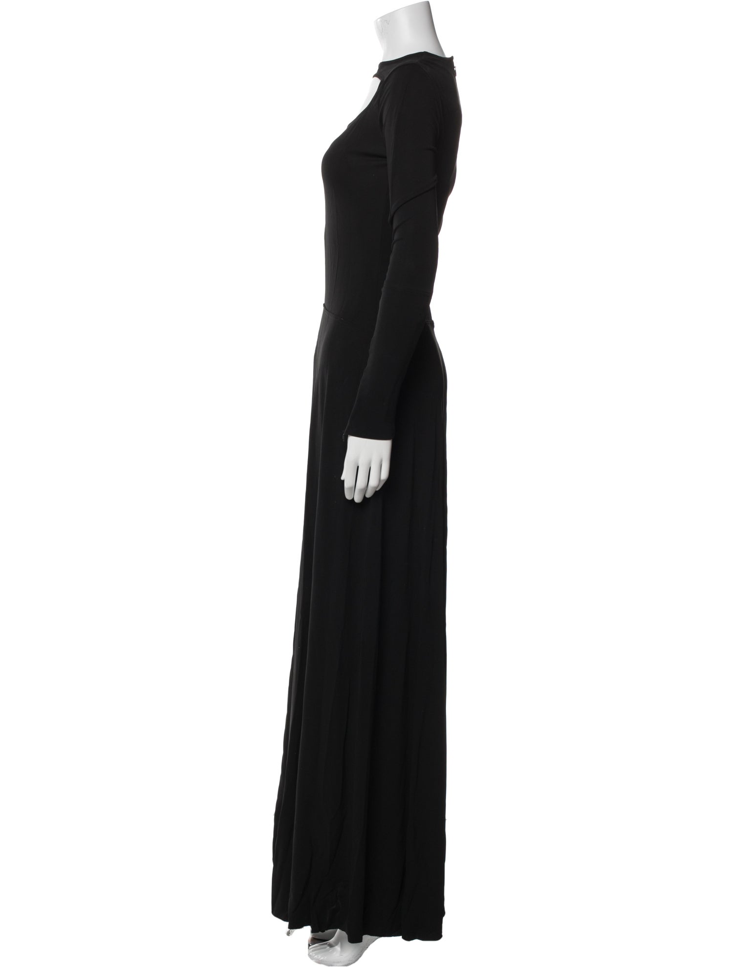 Victoria Beckham Bateau Neckline Long Dress