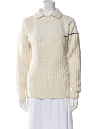 Victoria Beckham Lambswool Cowl Neck Sweater