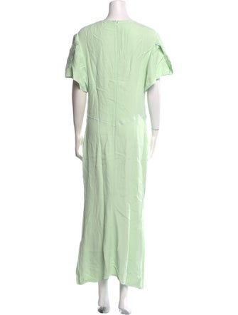 Victoria Beckham V-Neck Long Dress