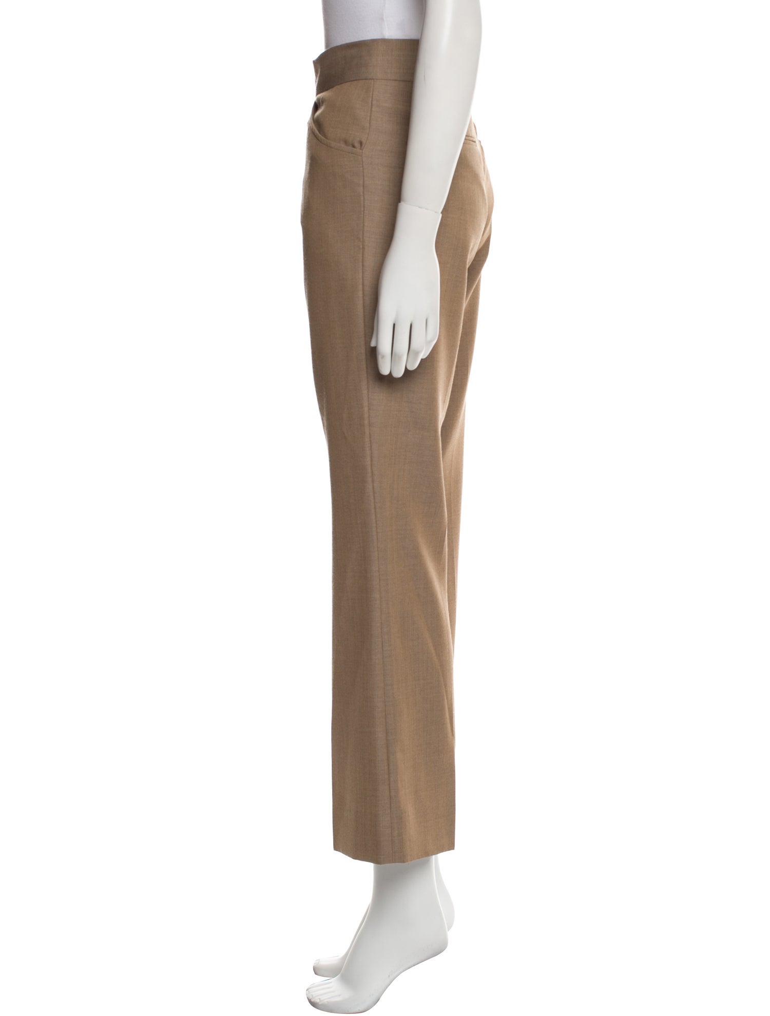 Victoria Beckham Virgin Wool Wide Leg Pants w/ Tags