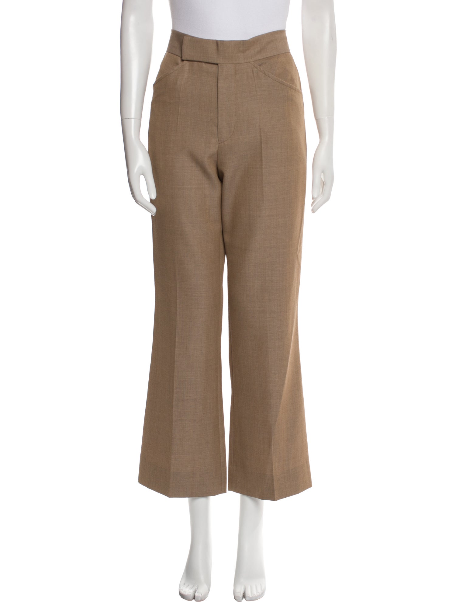 Victoria Beckham Virgin Wool Wide Leg Pants w/ Tags