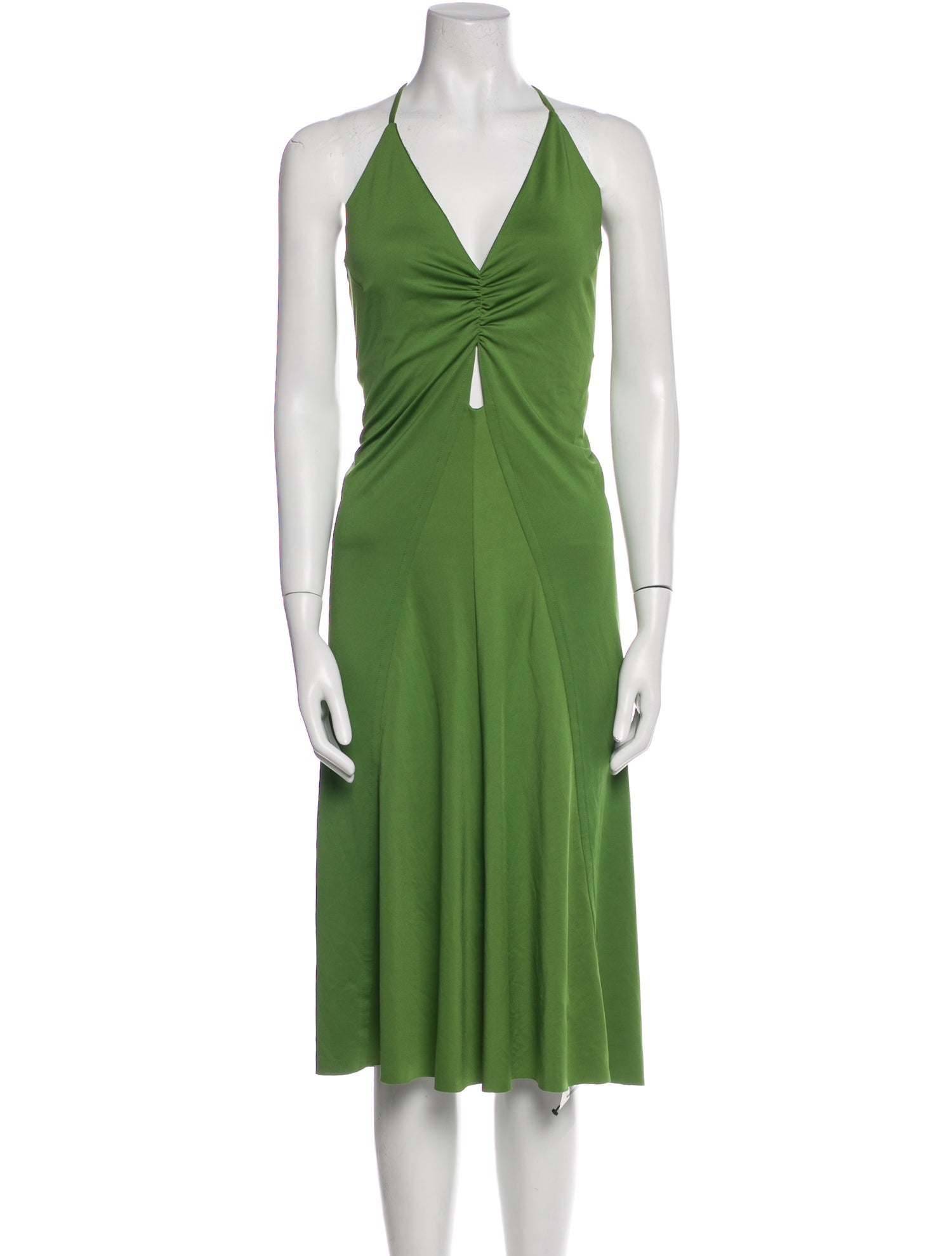Victoria Beckham Halterneck Midi Length Dress