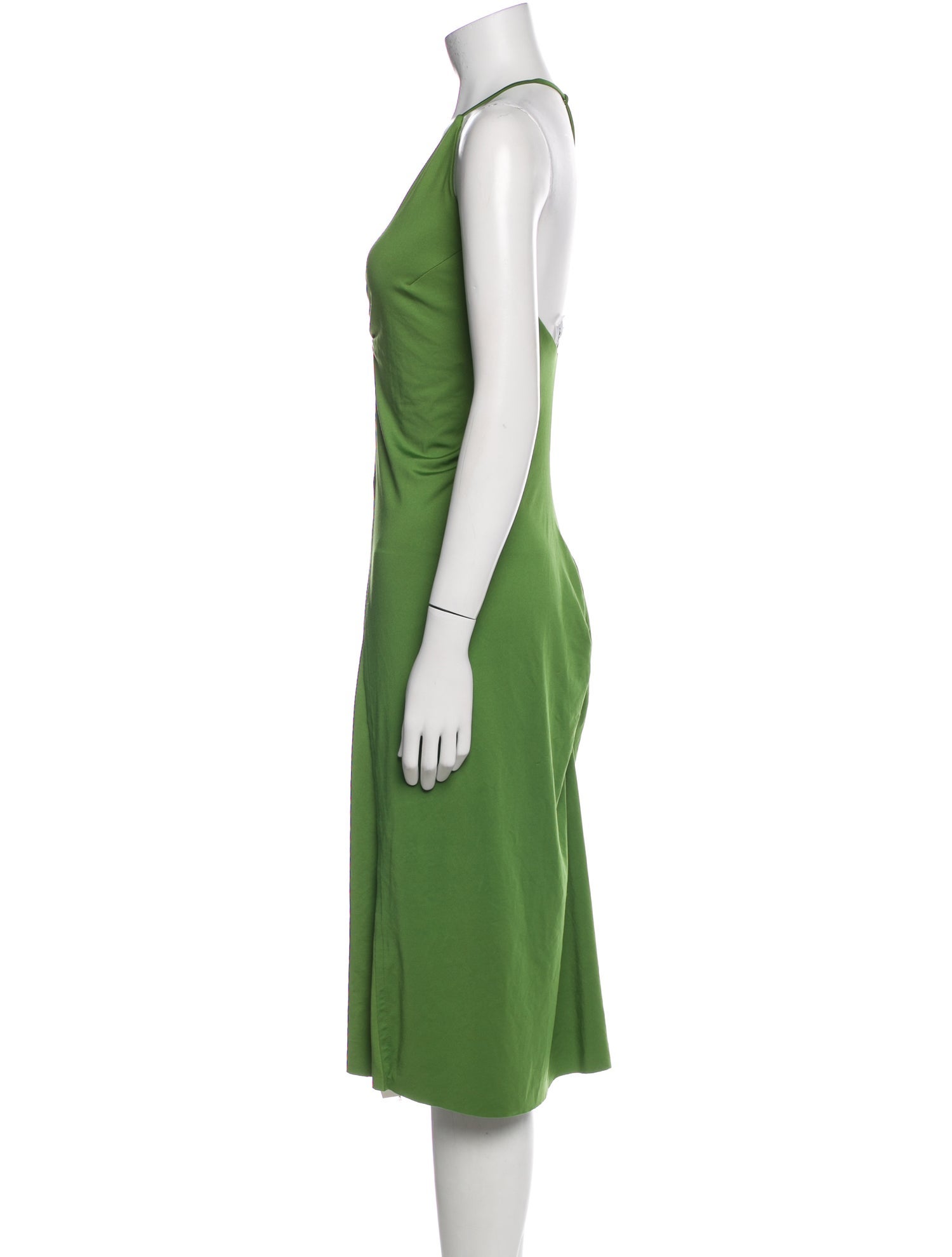 Victoria Beckham Halterneck Midi Length Dress