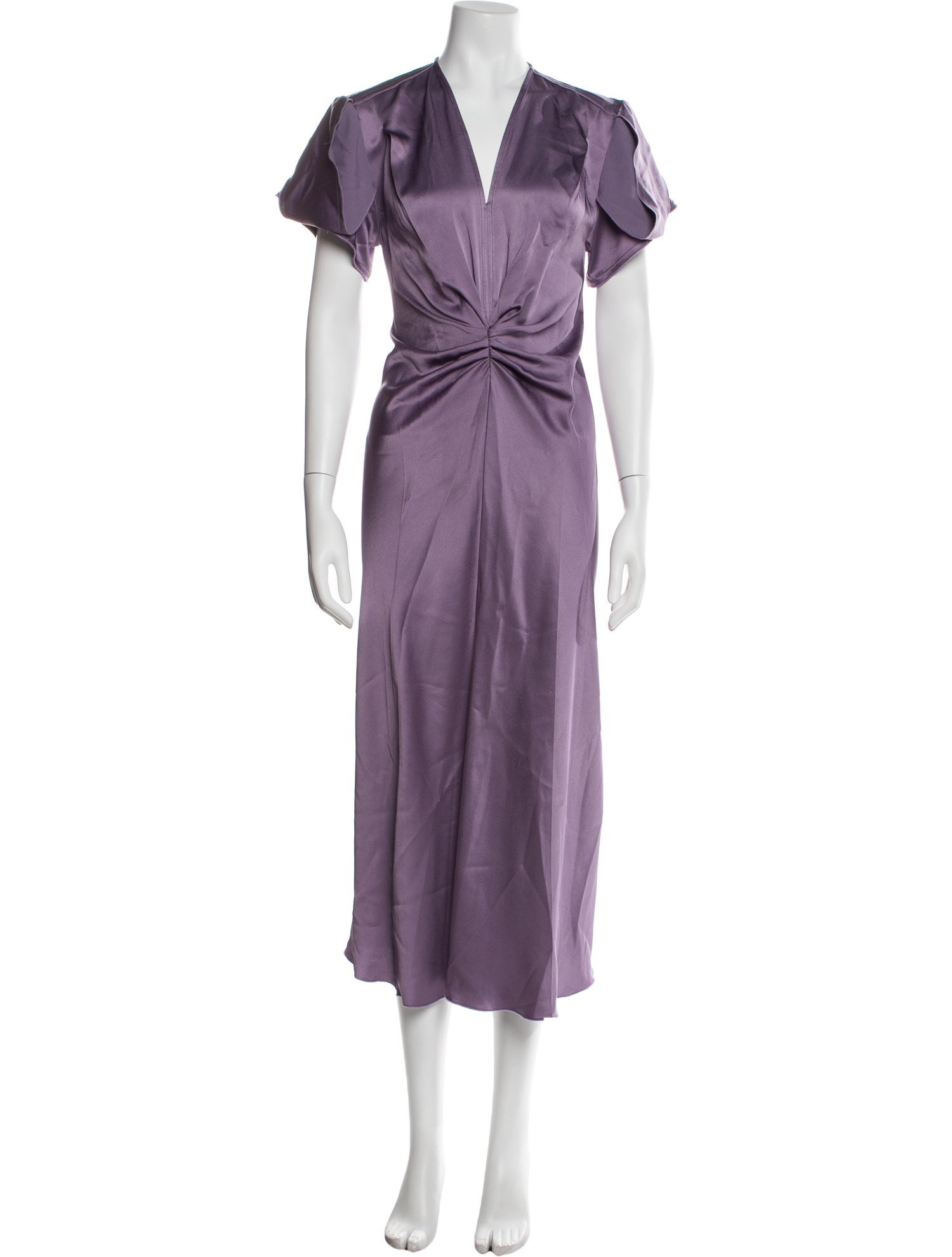 Victoria Beckham V-Neck Long Dress