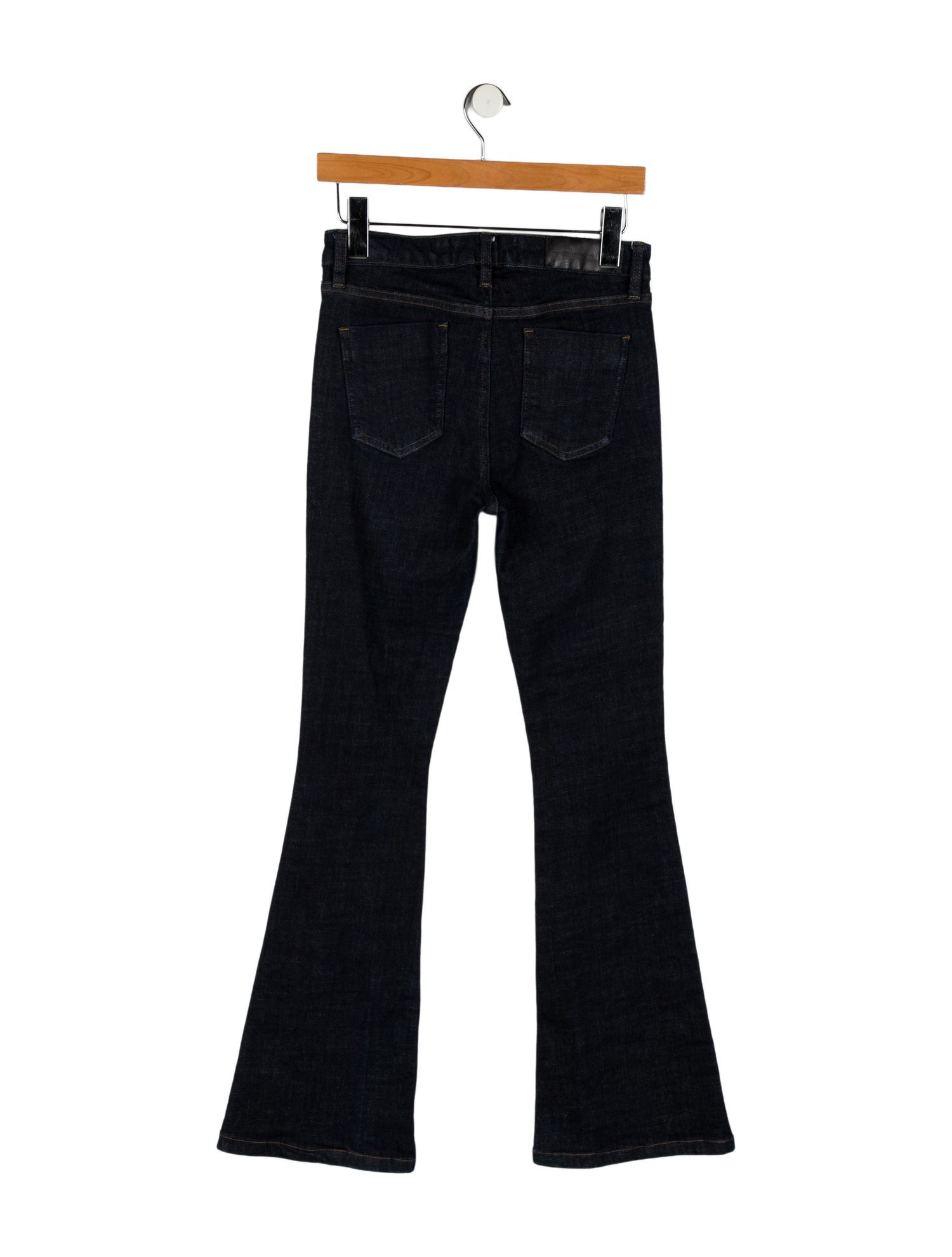 Victoria Beckham Mid-Rise Wide Leg Jeans