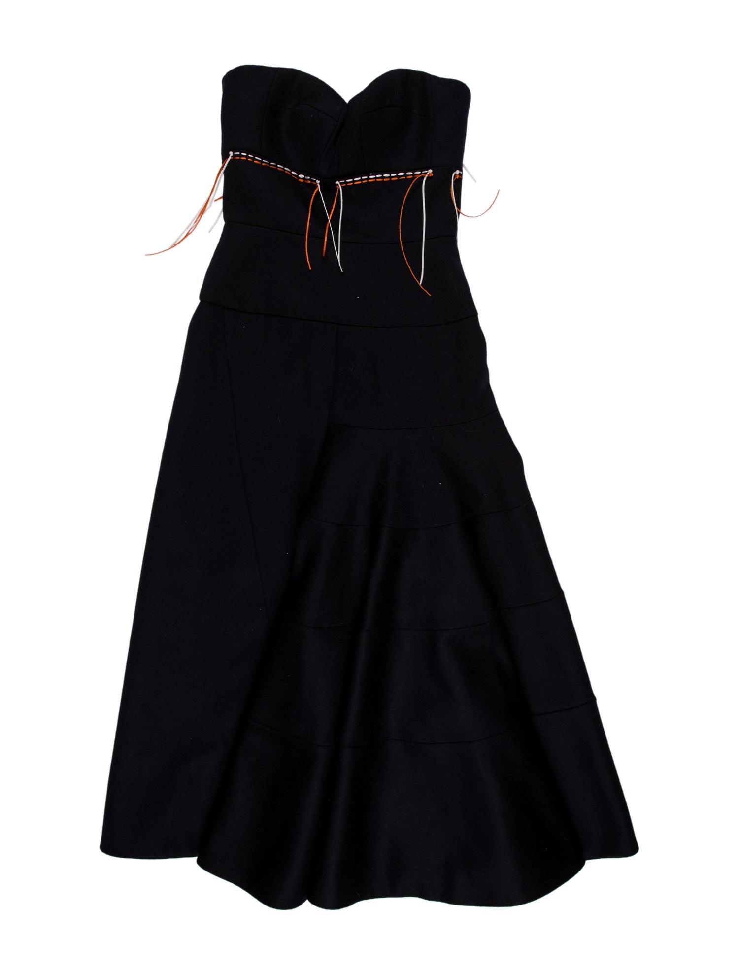 Victoria Beckham Wool Midi Length Dress