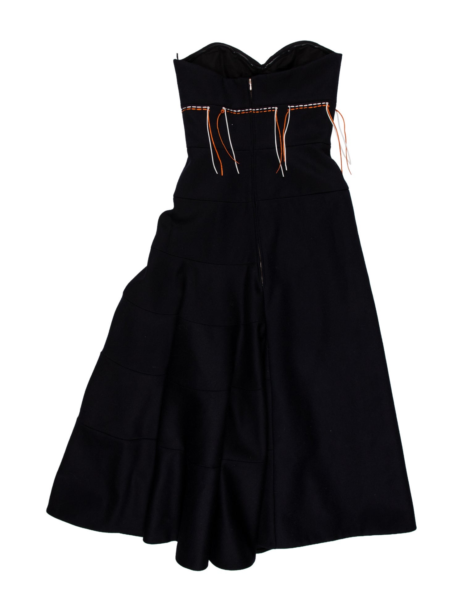 Victoria Beckham Wool Midi Length Dress