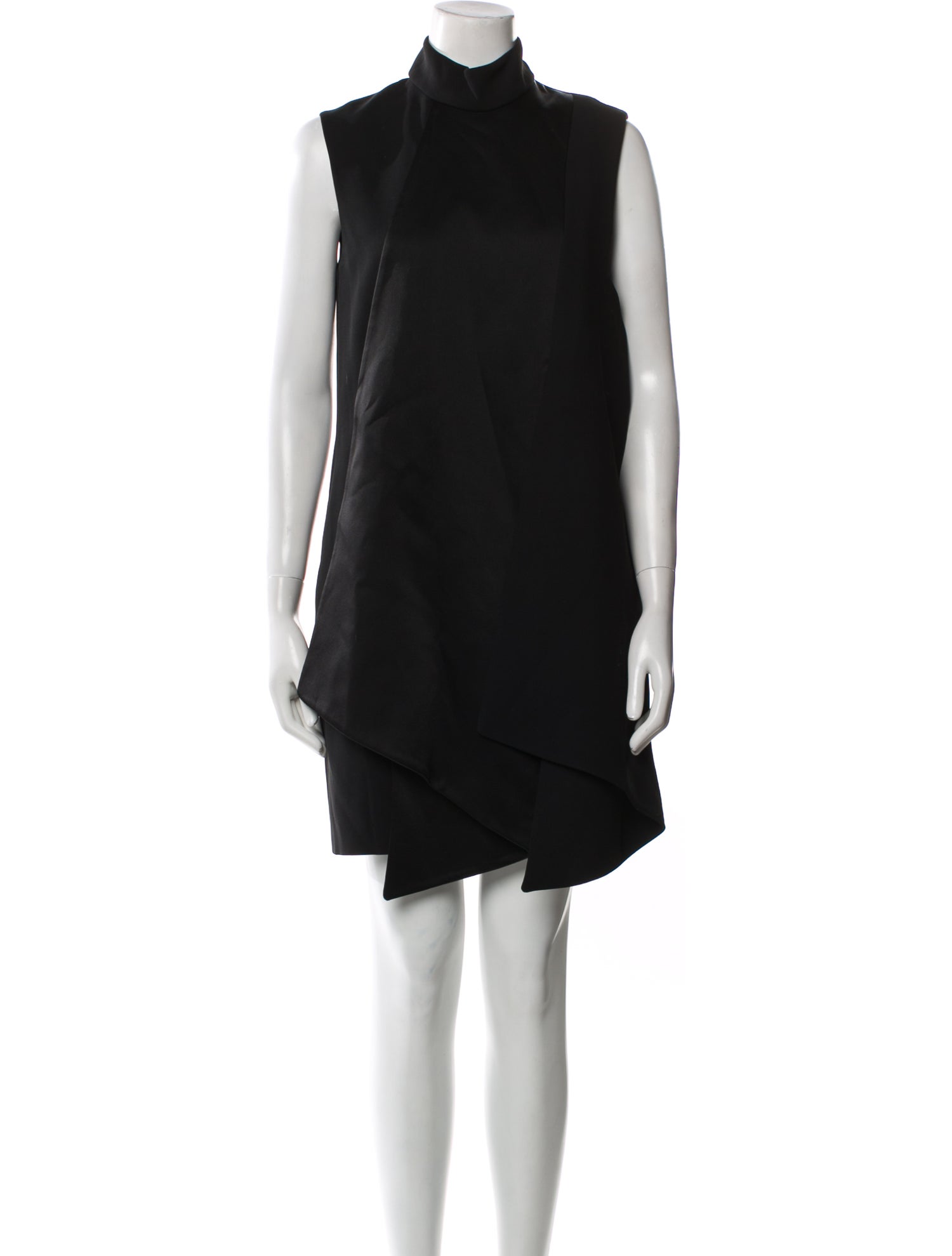 Victoria Beckham Mock Neck Mini Dress