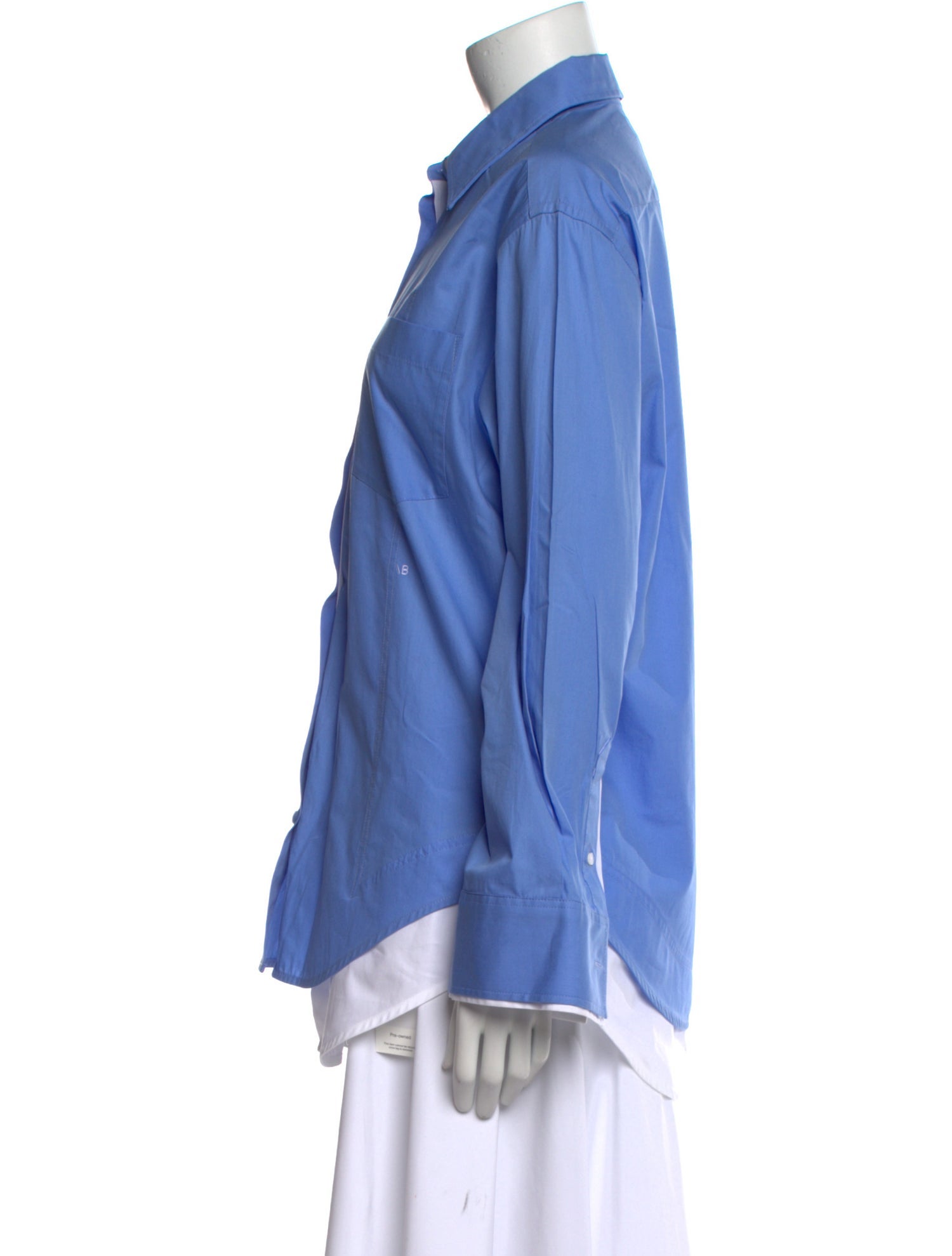 Victoria Beckham Long Sleeve Button-Up Top