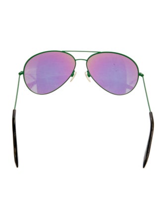 Victoria Beckham Aviator Mirrored Sunglasses