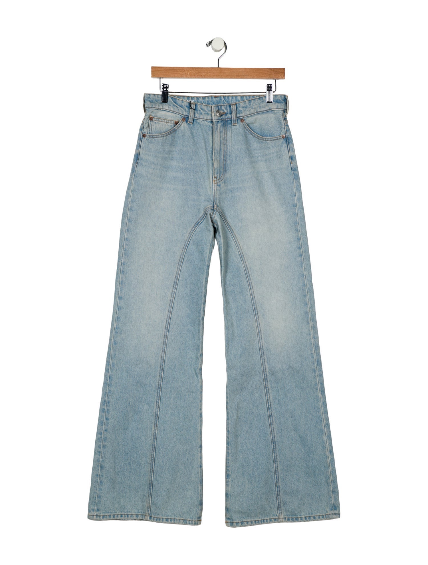 Victoria Beckham Mid-Rise Wide Leg Jeans w/ Tags
