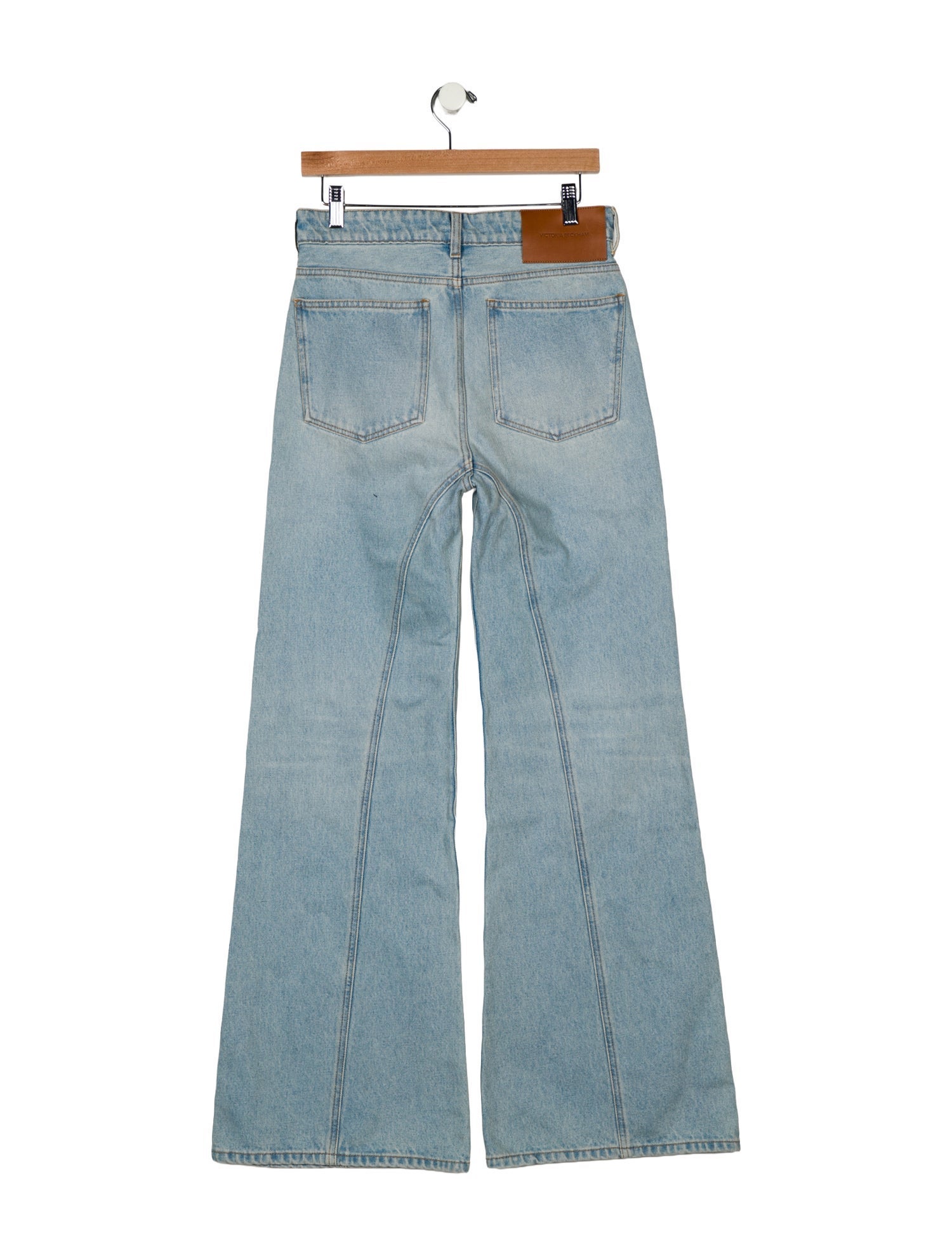 Victoria Beckham Mid-Rise Wide Leg Jeans w/ Tags