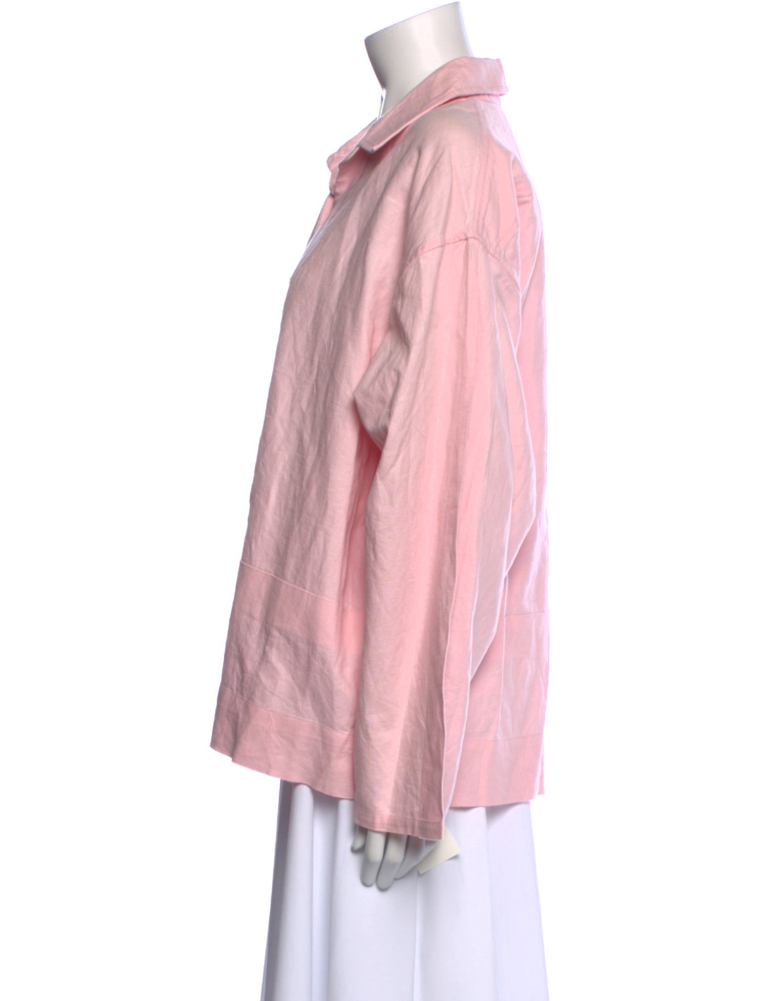 Victoria Beckham Long Sleeve Button-Up Top