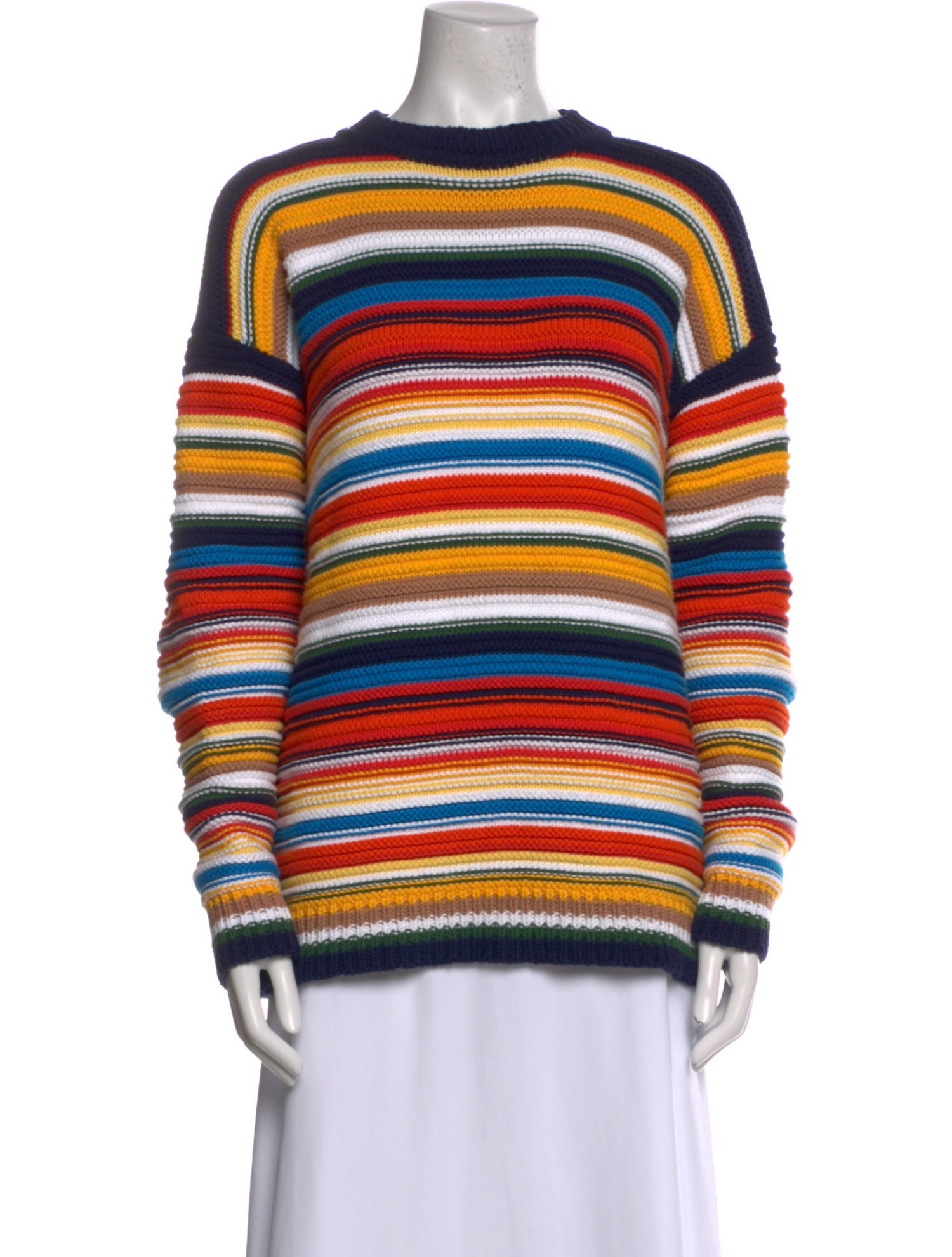 Victoria Beckham Striped Crew Neck Sweatshirt w/ Tags