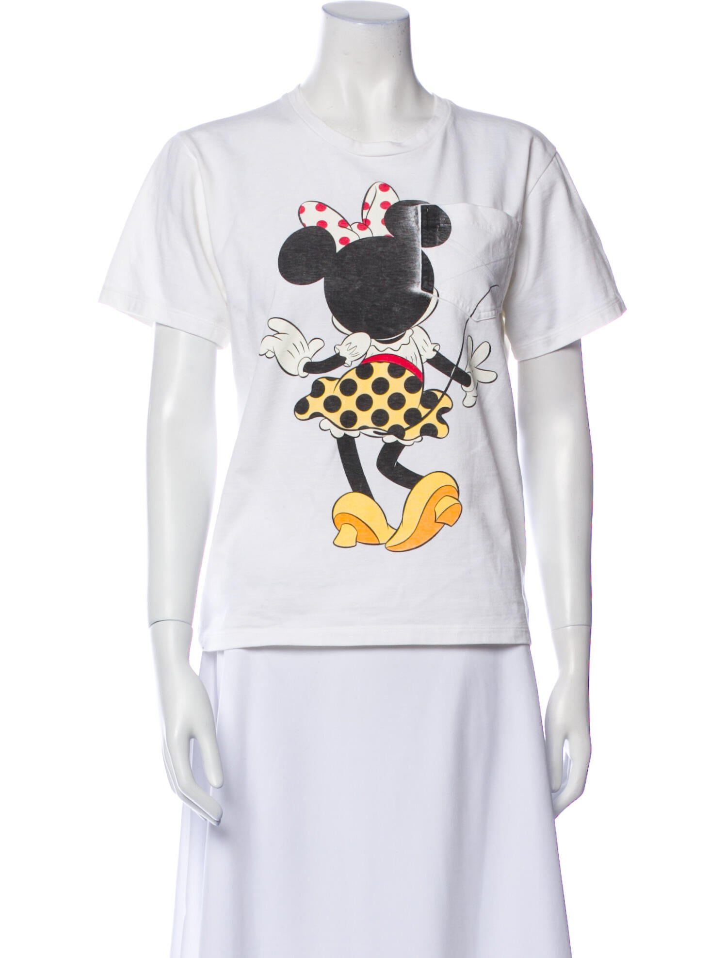 Victoria Beckham Graphic Print Crew Neck T-Shirt