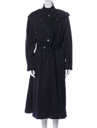 Victoria Beckham Virgin Wool Trench Coat