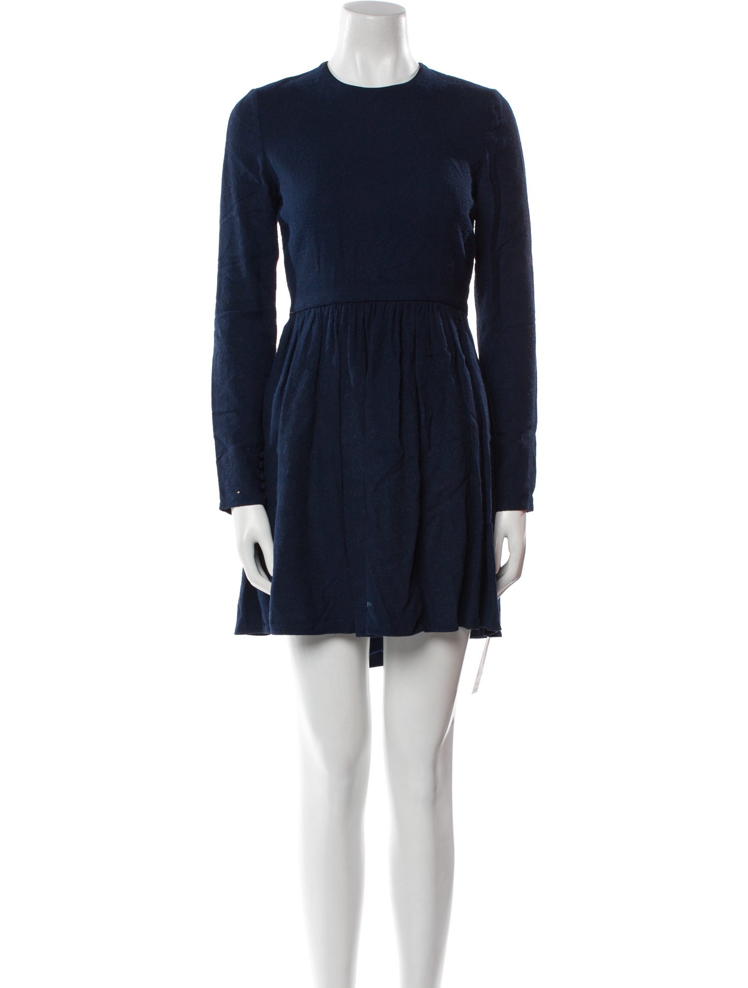 Victoria Beckham Crew Neck Mini Dress