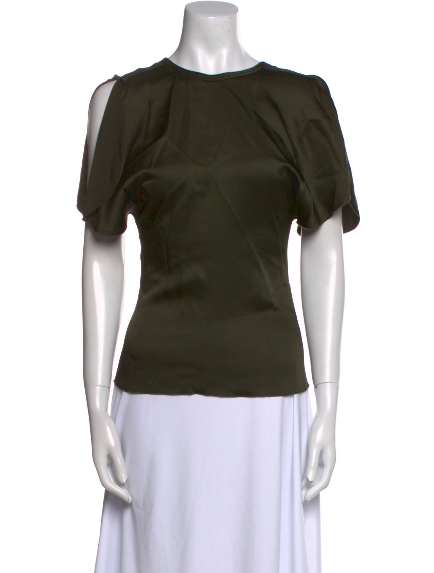 Victoria Beckham Scoop Neck Short Sleeve Top w/ Tags