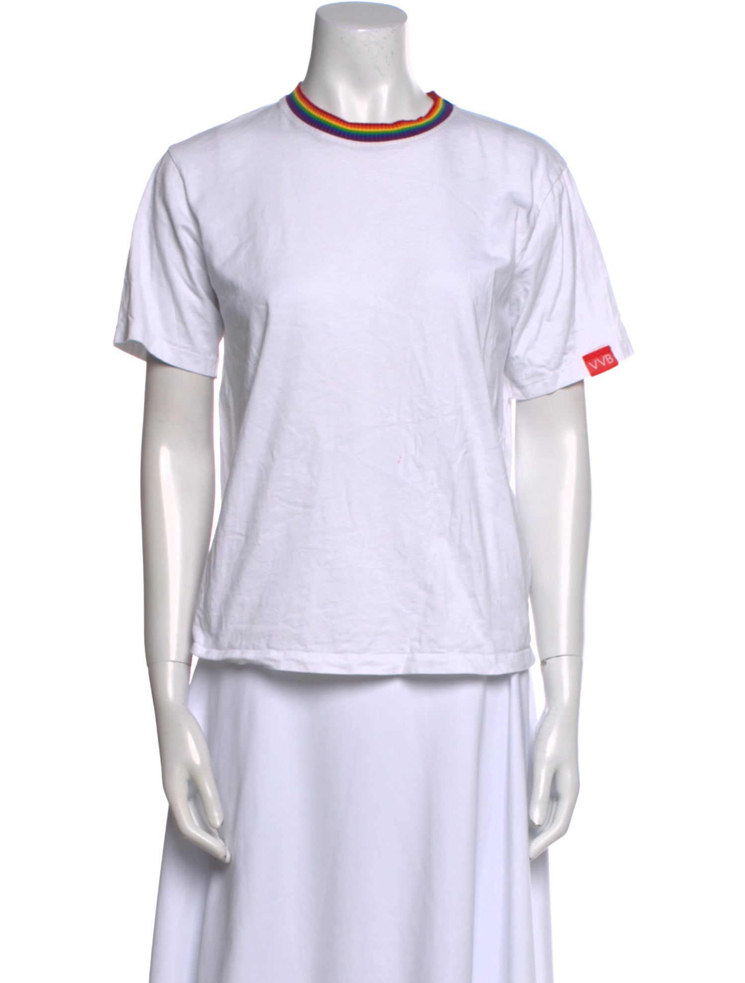 Victoria Beckham Crew Neck Short Sleeve T-Shirt