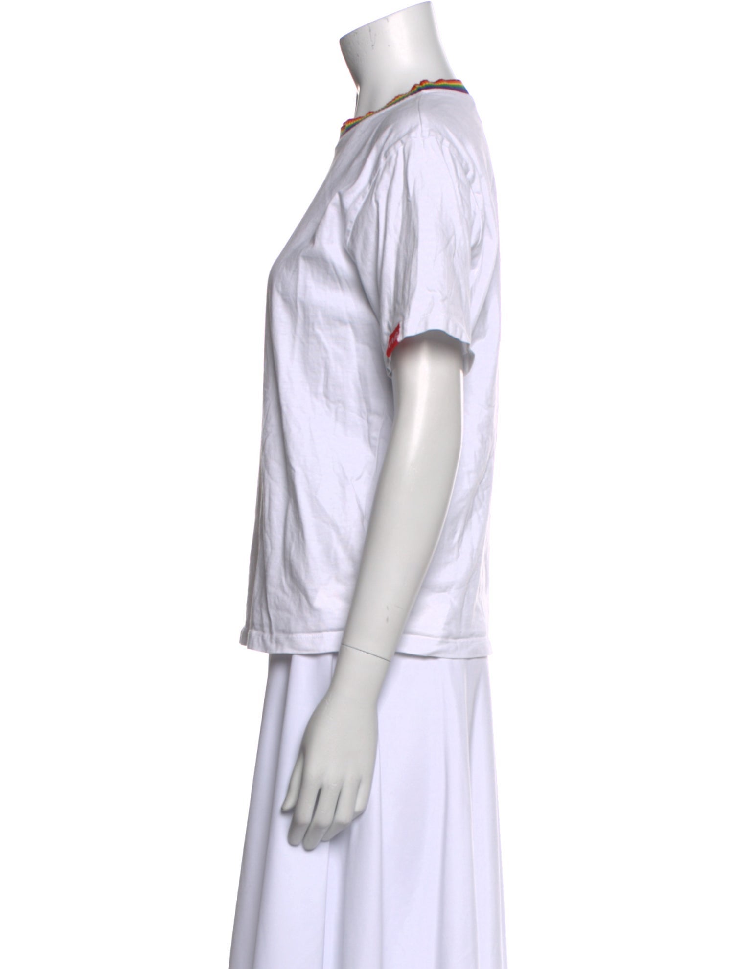 Victoria Beckham Crew Neck Short Sleeve T-Shirt