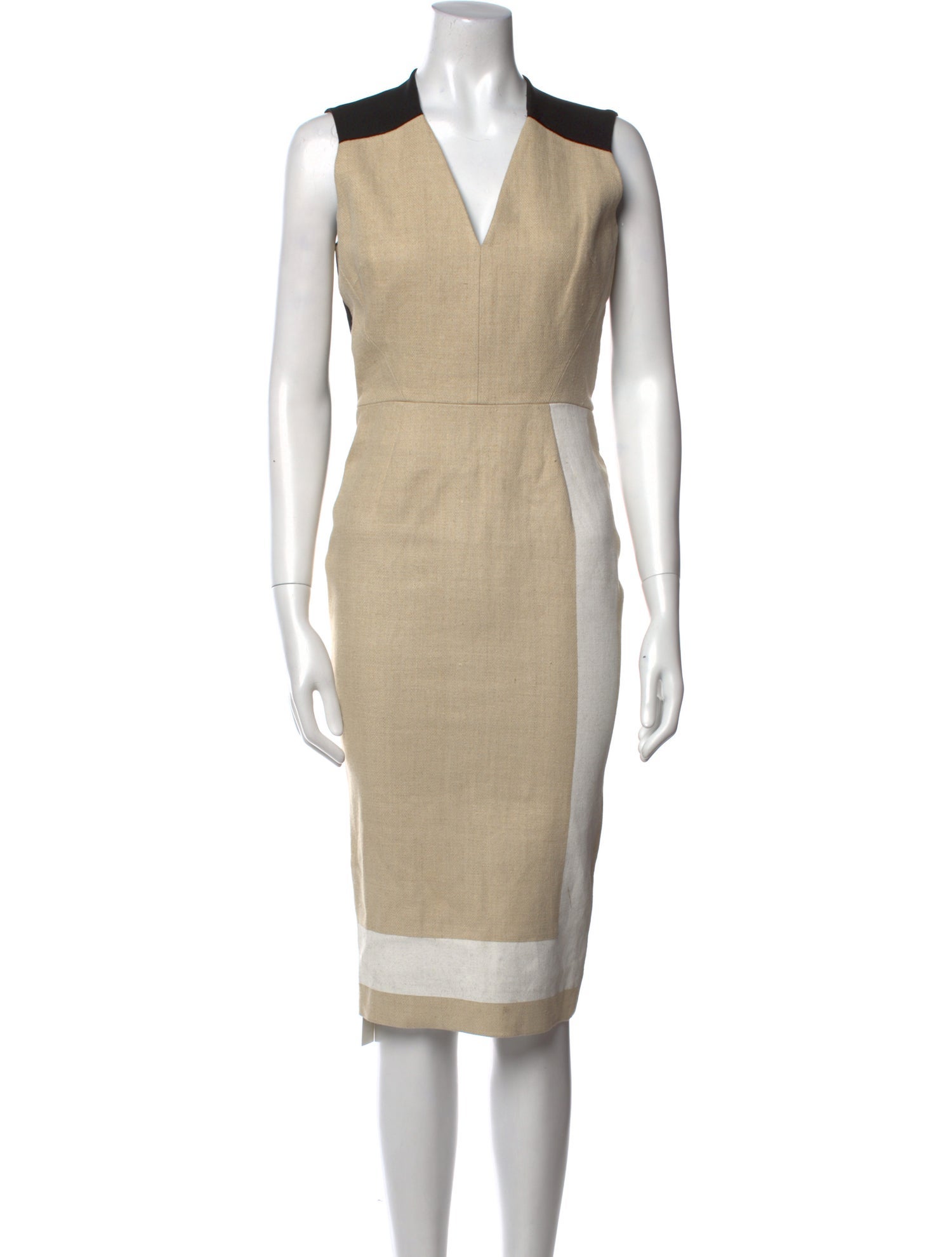 Victoria Beckham Jute Knee-Length Dress