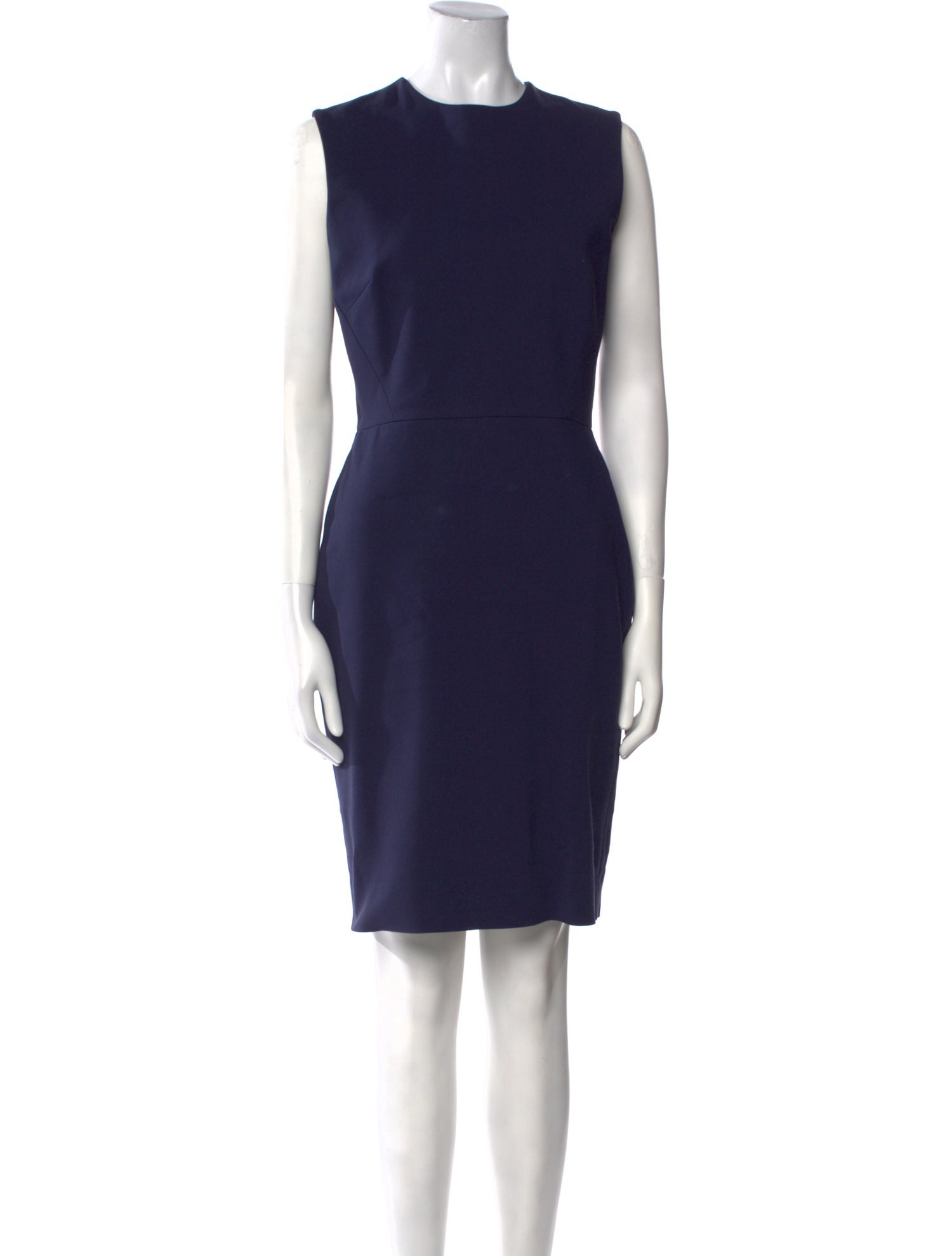 Victoria Beckham Crew Neck Knee-Length Dress