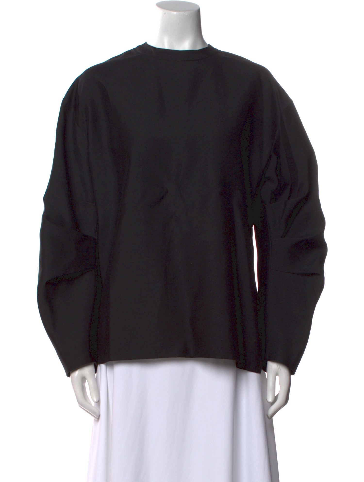 Victoria Beckham Wool Crew Neck Sweatshirt