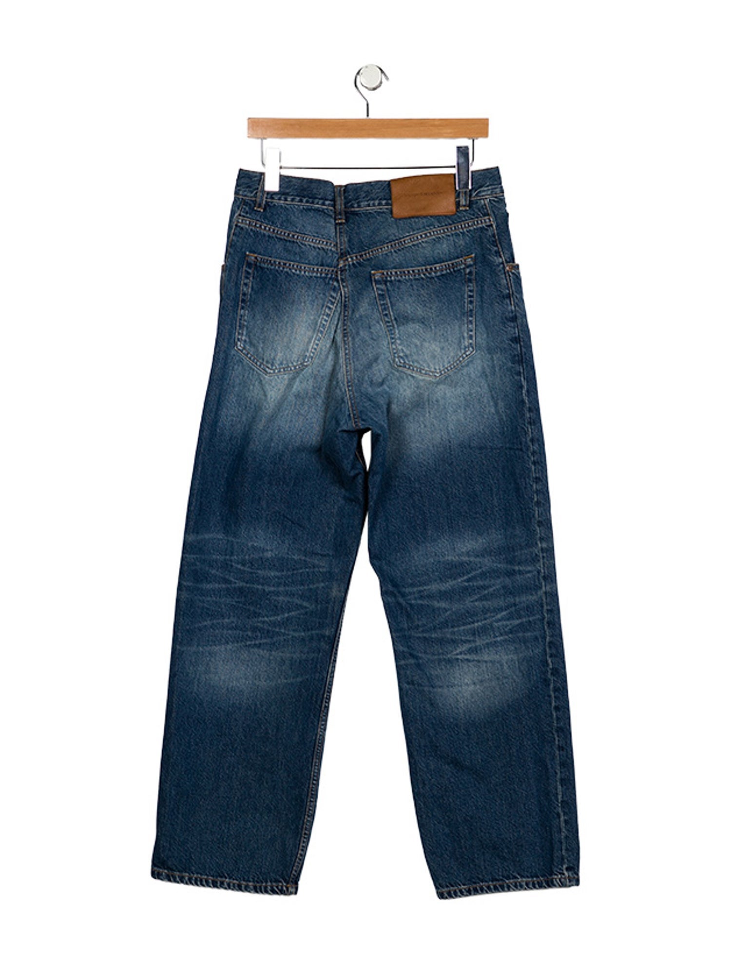 Victoria Beckham High-Rise Straight Leg Jeans